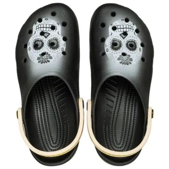 CROCS Other - Crocs Day of the Dead Classic Clogs Black/Multi Men's Size 11 - (212109-0C4)